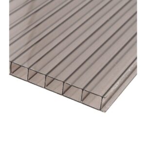 POLICARBONATO ALVEOLARE FUME' SP. 10 mm.