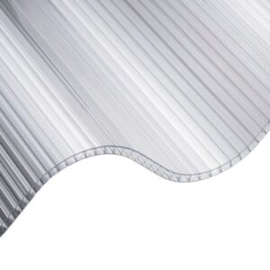 POLICARBONATO ONDULATO TRASPARENTE CM. 2.00X0.90