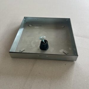 CHIUSINO ZINC. RIVESTIMENTO 8/10 CM. 24X24X3 "GRIDIRON"