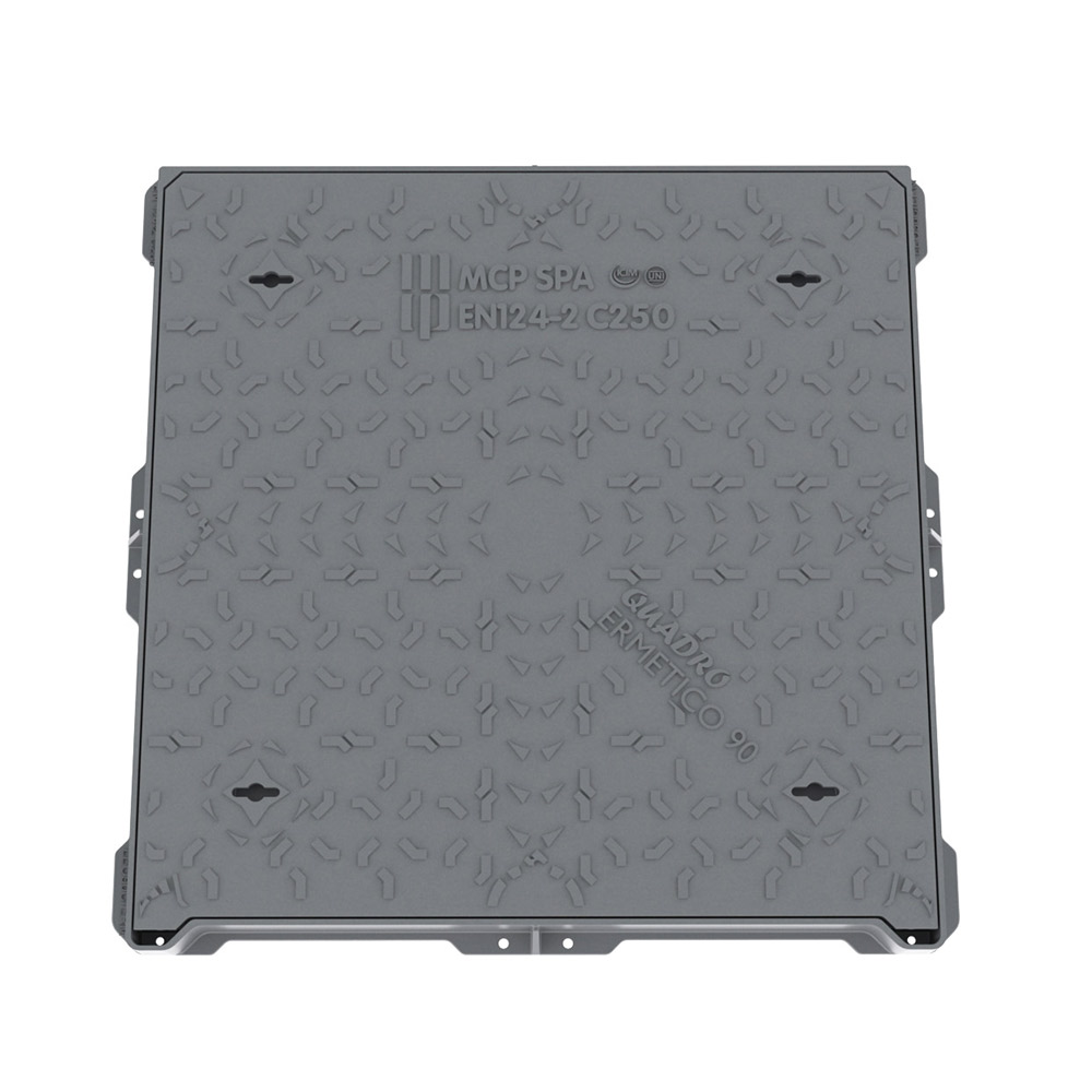 CHIUSINO GHISA C250 CM. 30X30 luce interna "MCP" (con alette)