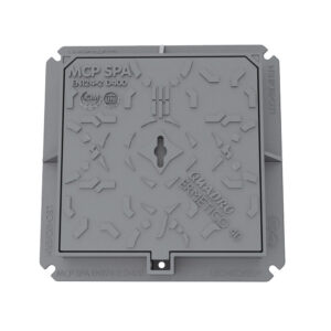 CHIUSINO GHISA D400 CM. 30X30X7.5 luce interna "MCP "