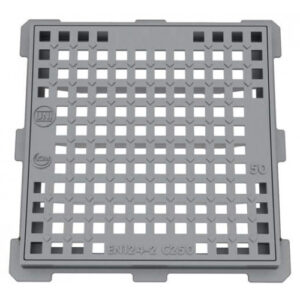 CADITOIA GHISA NIDO D'APE C250 CM. 30X30 luce interna "MCP"