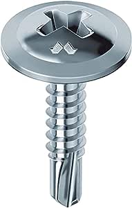 VITI CARTONGESSO AUTOPERFORANTI C/RONDELLA MM. 4.2X13 pz. 1000