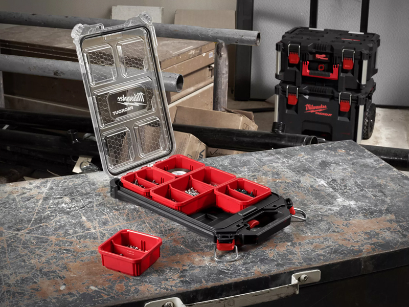 CASSETTA ORGANIZER PACKOUT SLIM CO 250X380X65 MM. 4932471065 "MILWAUKEE"