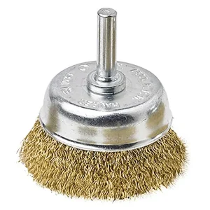 SPAZZOLA ACCIAIO A TAZZA CM. 50X10 C/GAMBO MM. 6