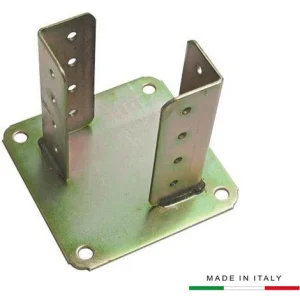 SUPPORTO P/TRAVI APERTO COPPIA CM. 8X 8 zincato a caldo