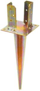 SUPPORTO P/TRAVI DA PIANTARE CM. 10X10 C/CUNEO CM. 40 cod. 170