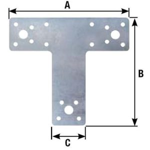 SUPPORTO PER TRAVI A T 80X68X38 cod. 0685109229