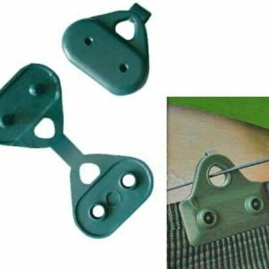 CLIPS PVC P/RETE OMBREGGIANTE confezione pz. 100