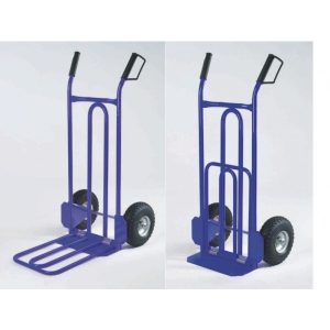 CARRELLO PORTASACCHI C/PIANO 2 IN 1 GRIGIO "RIBIMEX"