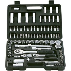 CASSETTA SET PZ. 94 bussola esagonali 1/2+1/4 "REIT"