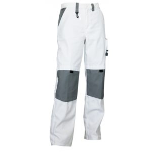 PANTALONE "BREMAK" BIANCO/GRIGIO P/PITTORE