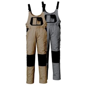 PETTORINA C/PANTALONE BICOLORE BEIGE