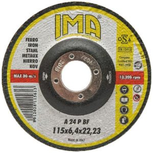 DISCO SBAVATURA FERRO MM. 115X6.4