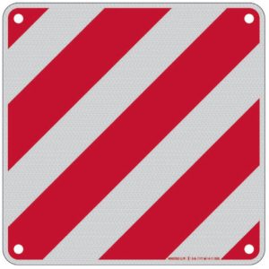 CARTELLO CARICO SPORGENTE CM. 50X50 omologato