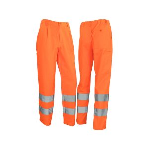 PANTALONE ALTA VISIBILTA' ARANCIO 8430N