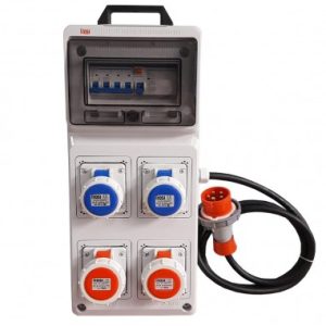 QUADRETTO DI DERIVAZIONE PRESE 2X380V+2X220V 16A