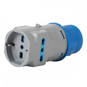ADATTATORE SPINA INDUSTRIALE A SCHUKO cod. VB-73100