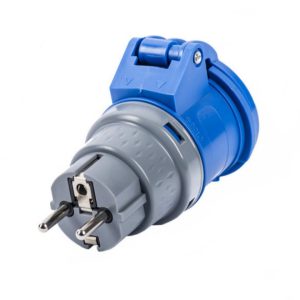 ADATTATORE SPINA SCHUKO A INDUSTRIALE V230 cod. VB-75000