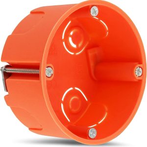 SCATOLA ELETTRICA CONICA DIAM. 65 ARANCIONE