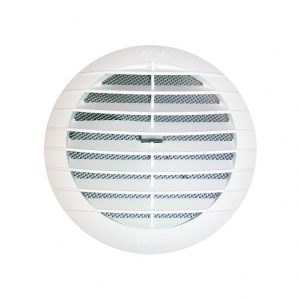 GRIGLIA ANTISFONDAMENTO METALLO BIANCO MM. 190