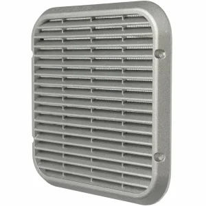 GRIGLIA ANTISFONDAMENTO METALLO BIANCO MM. 220X220