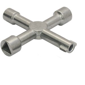 CHIAVE P/CASSETTA GAS-ELETTRICA UNIVERSALE A CROCE