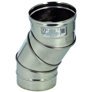 CURVA ACCIAIO REGOLABILE DIAM. 80