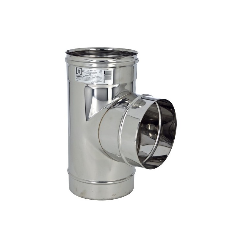 DERIVAZIONE ACCIAIO A T 90° DIAM. 80