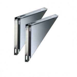 SUPPORTO ACCIAIO DOPPIAPARETE CAMINO A MURO DIAM. 80