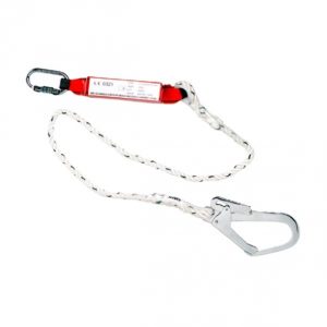 CORDINO DI POSIZIONAMENTO ML. 2.0 C/DISSIPATORE+MOSCHETTONE "AK112P"