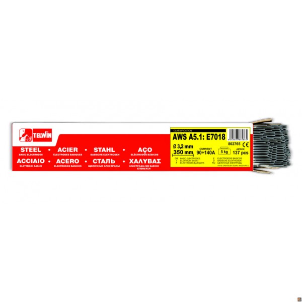 ELETTRODI BASICI MM. 3.2X350 CONFEZIONE pz.110 "TELWIN"