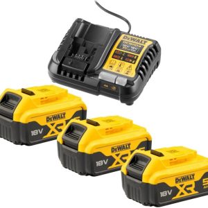 BATTERIA 18V IN KIT DCB1104P3-QW 3batterie 5Ah+carica "DEWALT"