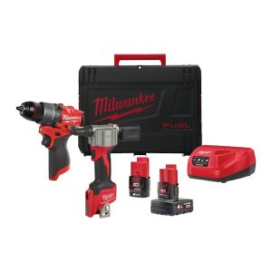 RIVETTATRICE BATTERIA KIT M12 FPP2D2-422X+ FPD2 AVVITATORE "MILWAUKEE"