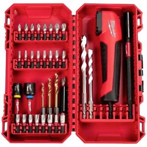 SERIE INSERTI TORX + CROCE + CHIAVI A BUSSOLA PZ. 35 "MILWAUKEE"