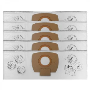 FILTRO P/ASPIRATORE KIT 5 SACCHETTI VCE 33 L AC-SET 502227 "FLEX"