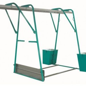 CAVALLETTO P/ELEVATORE 300/D+FERMAPIEDE S/CARRELLO "IMER"