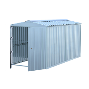 BOX LAMIERA ZINC. ML. 2.06X2.00X2.00 H