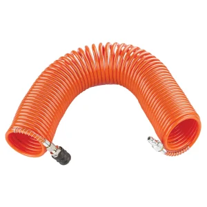 TUBO SPIRALE NYLON P/COMPRESSORE MM. 6X8 ML. 30 senza di raccordi