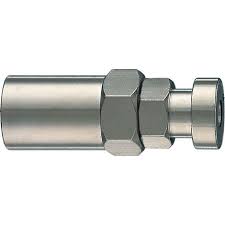 RACCORDO ARIA RAPIDO FEMMINA C/PORTAGOMMA 6X14 P/COMPRESSORE