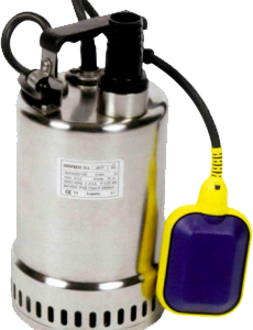 ELETTROPOMPA INOX MINIPRESS C/GALLEGGIANTE asciugamento mm. 2