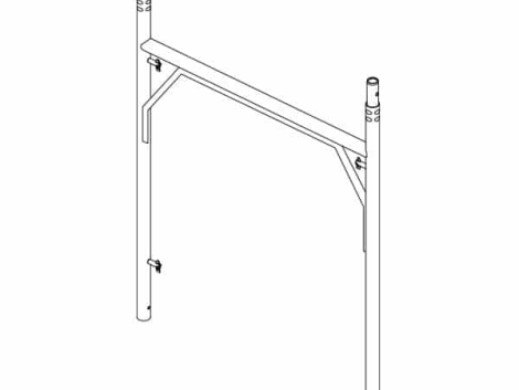 NOLEGGIO MONTANTE "1/2" P105-180 P/IMPALCATURA MURATORI per mese