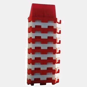 NEW JERSEY PVC ROSSO-BIANCO