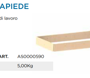 PONTEGGIO ACCIAIO Z3 FERMAPIEDE P/PIANO DI LAVORO