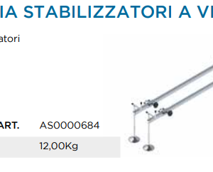 PONTEGGIO ACCIAIO Z3 STABILIZZATORI-LIVELLATORI A VITE + ATTACCHI