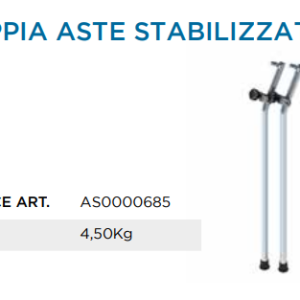 PONTEGGIO ACCIAIO Z3 COPPIA ASTE STABILIZZATRICI