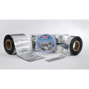 GUAINA BANDA BUTILICA ADESIVA C/ALLUM. CM. 10 H ROTOLO ML. 10