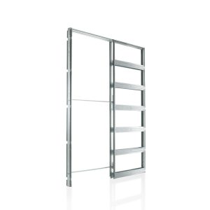 TELAIO P/SCORR. CARTONGESSO KIT "UNICO" SP. 10 CM. 60X200-210 "ECLISSE"