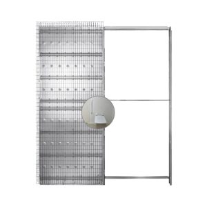 TELAIO P/SCORR. INTONACO "UNICO" SP. 15 CM. 70X200-210 "ECLISSE"