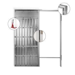 TELAIO P/SCORR. INTONACO "SYSTESIS LINE" CM. 80X210X108